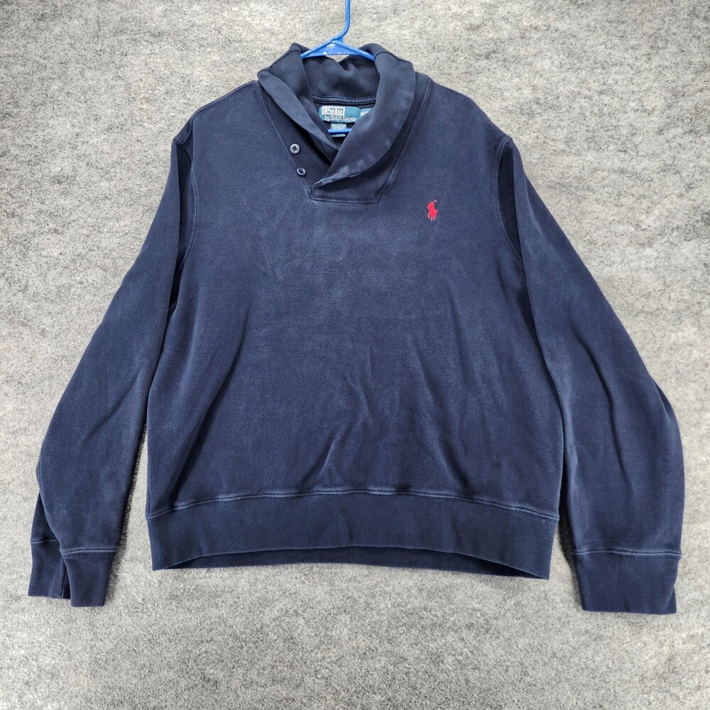 POLO Ralph Lauren Sweater Mens XL Long Sleeve Blue